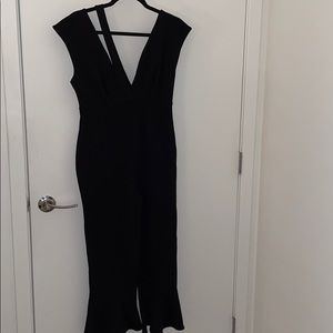 Free People Kiss Kiss Jumpsuit black